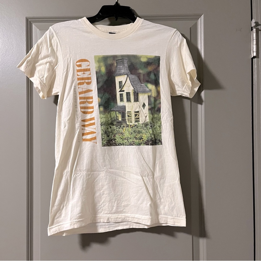 Gerard Way Haunted House women’s small emo band t shirt